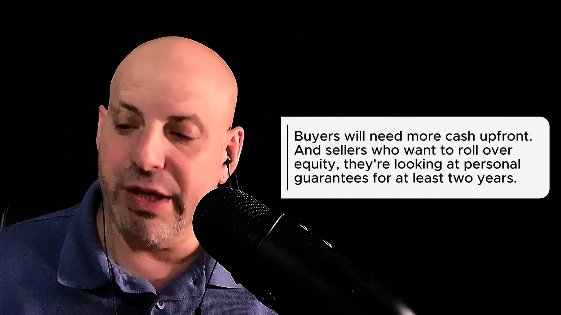 Buyers need more cash upfront