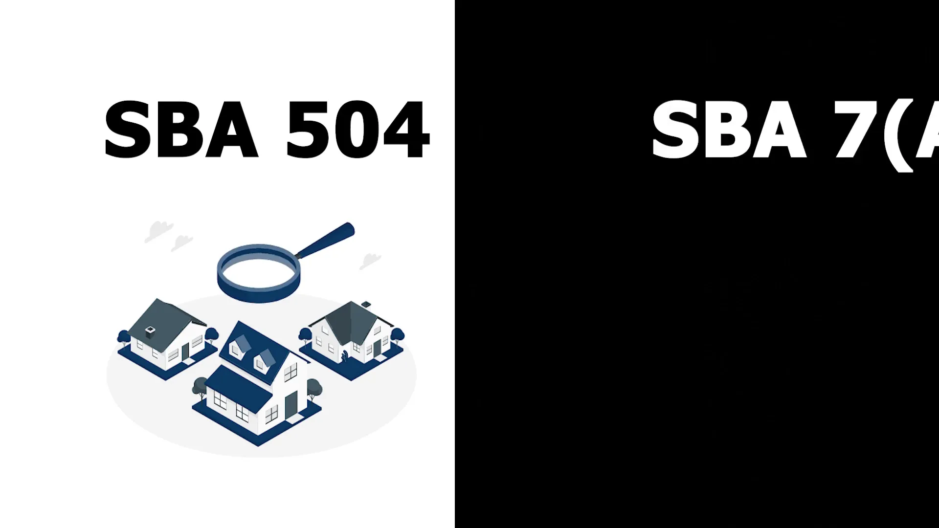 Diagram explaining the structuring of SBA loans