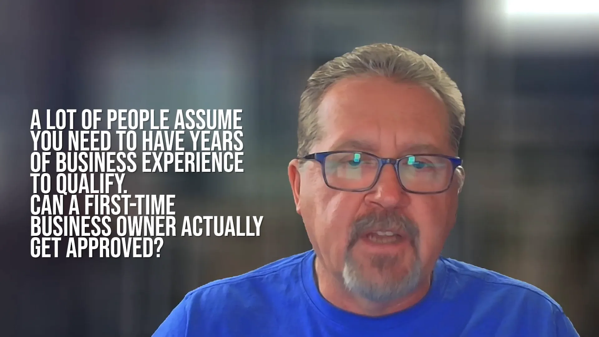 First-time owner asking about qualifications