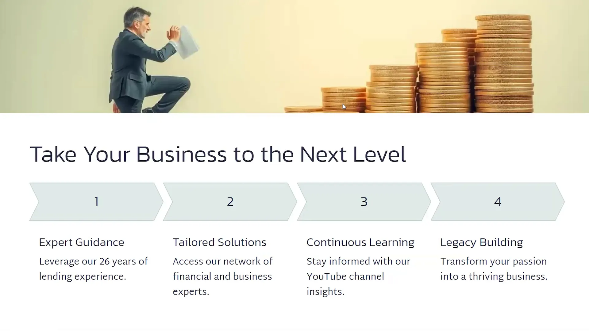 Business Ownership Coach quiz call to action