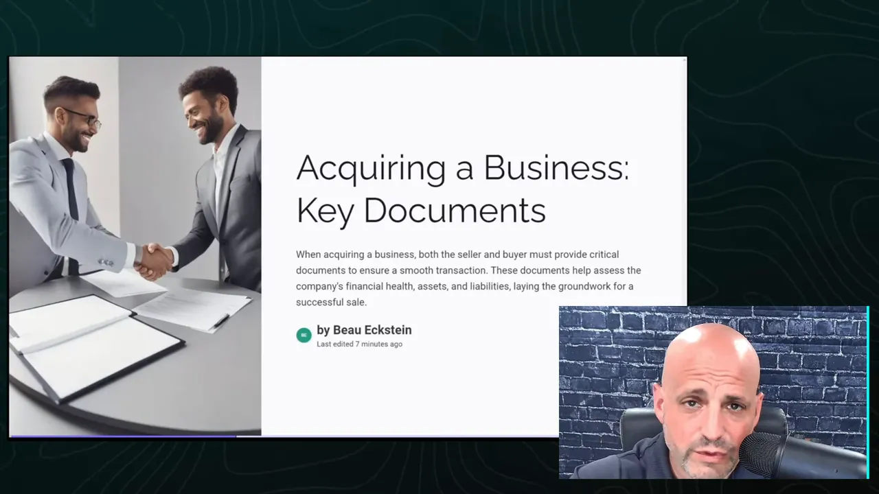 Requesting tax returns from seller