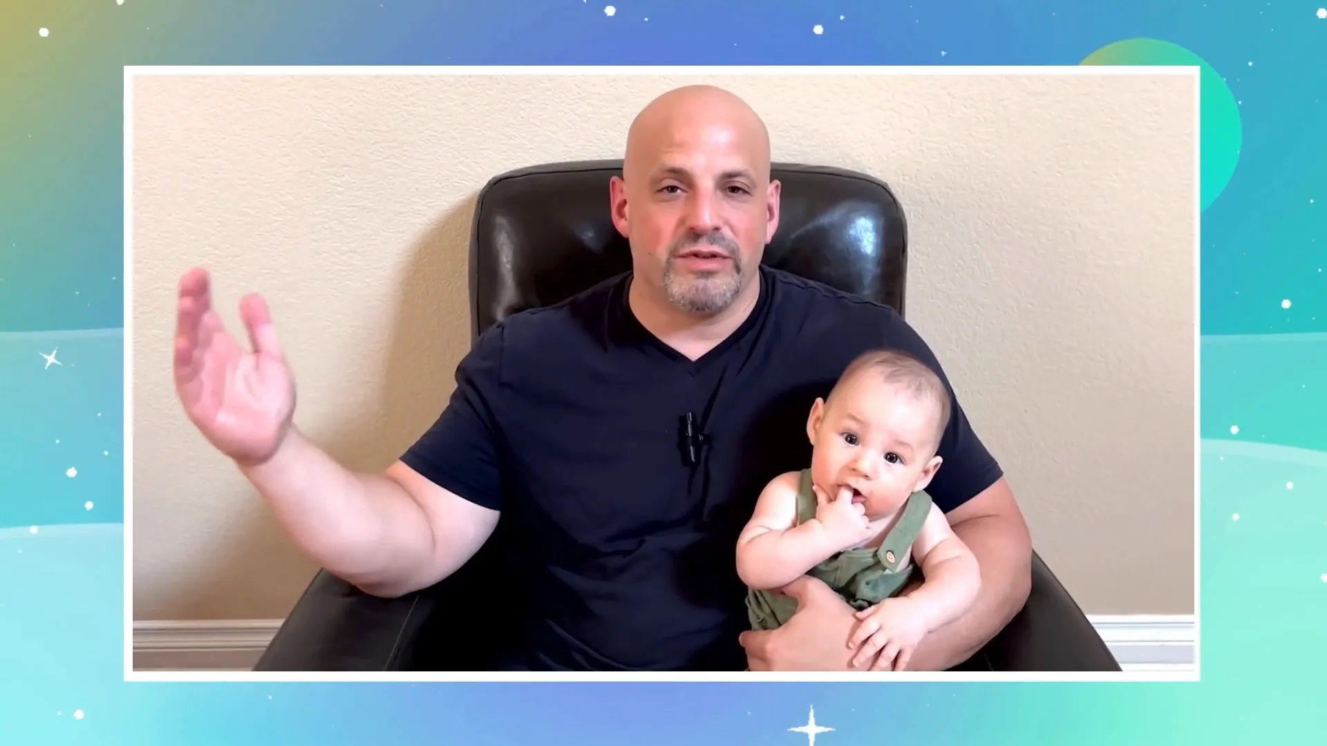 Beau with Baby Bo, legacy reminder